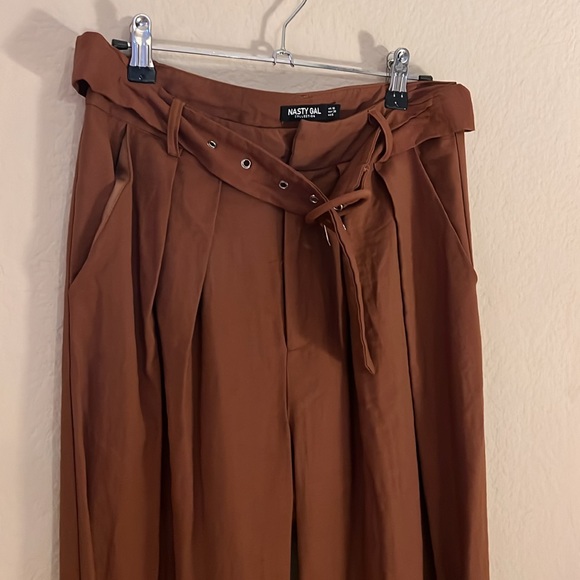 Business As Usual wide Leg Belted Pants P14 - Picture 7 of 10